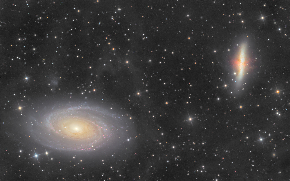 M 81 und M 82 und Cirrus